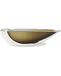 Gardeco Canoe 160 Vase aus Glas Gelb