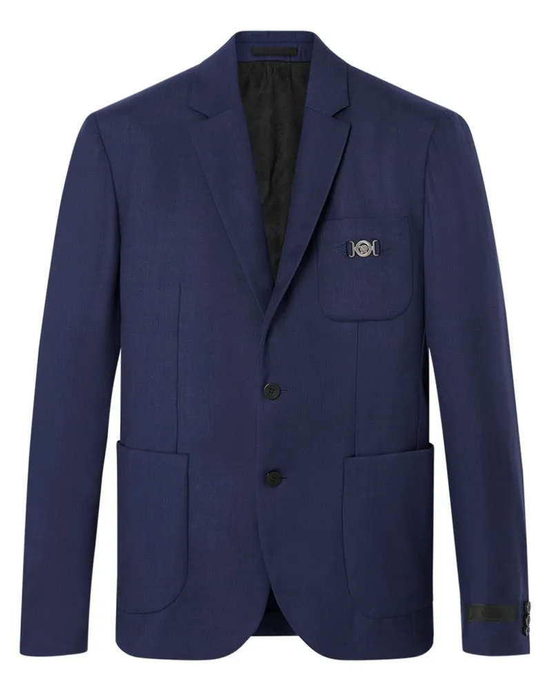 Versace Einreihiges Sakko - Blau Blau