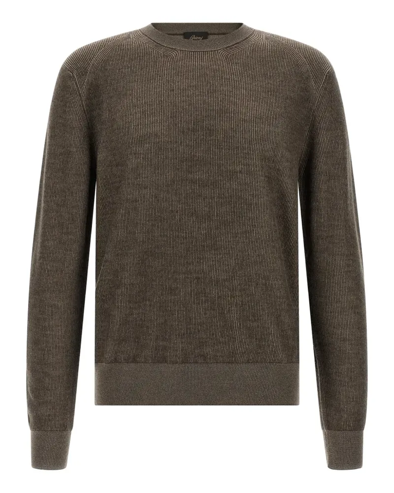 Brioni Vanisé-Pullover mit Raglanärmeln - Braun Braun