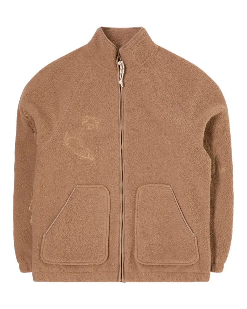 Edwin Jeans Balmy Jacke mit Stickerei - Braun Braun