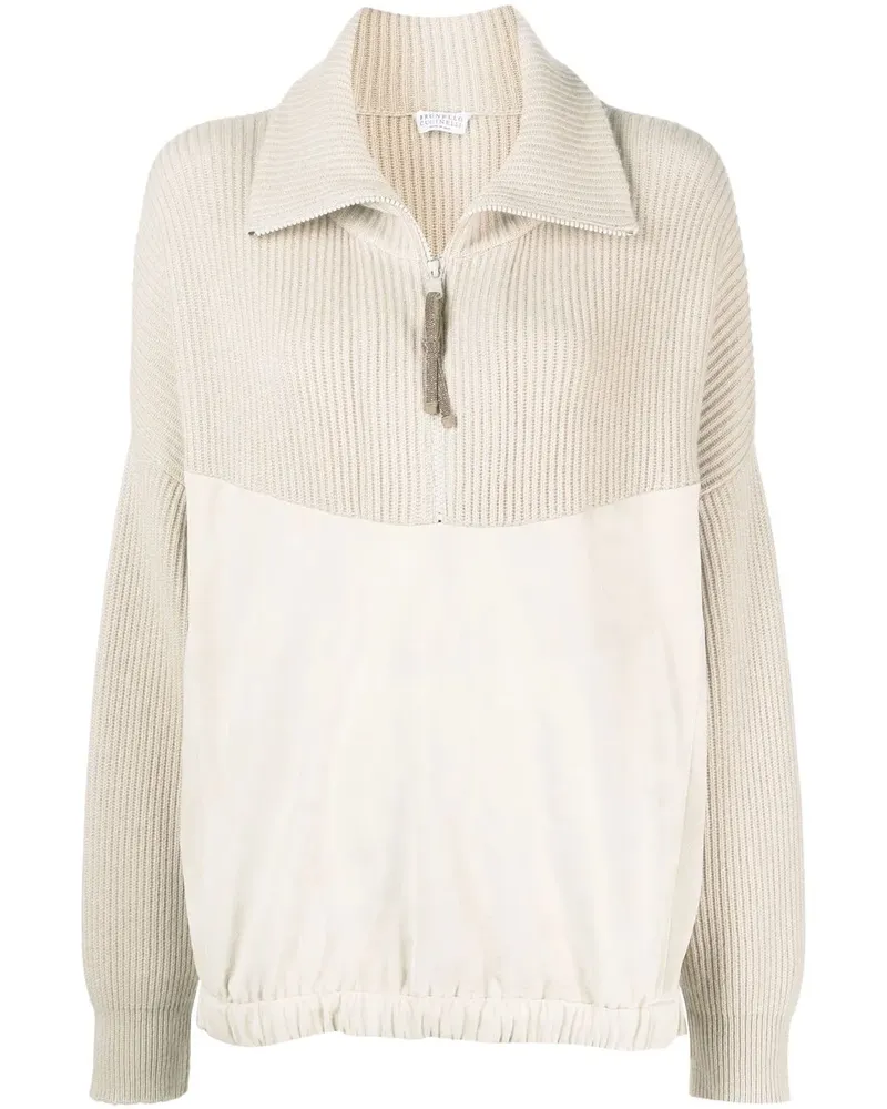 Brunello Cucinelli Gestrickter Pullover - Nude Nude