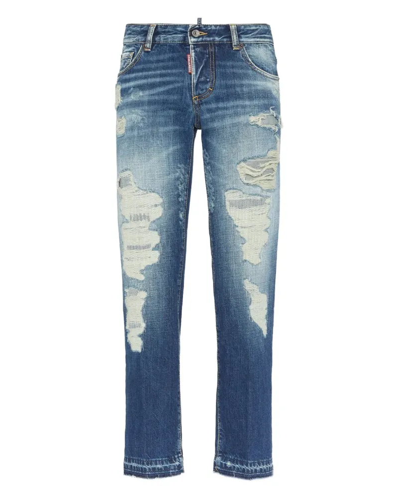 Dsquared2 Jeans im Distressed-Look - Blau Blau