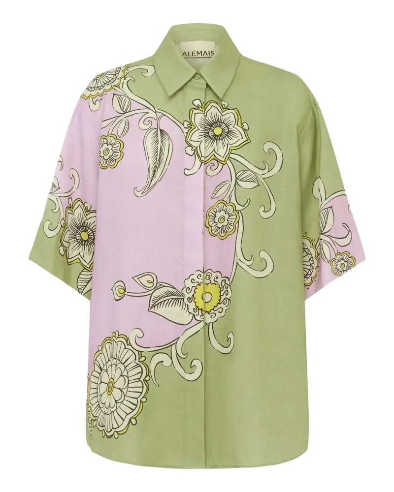 ALEMAIS floral-print shirt - Grün Grün