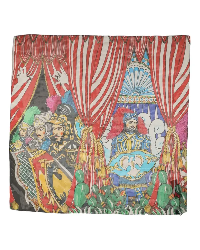 Dolce & Gabbana Halstuch mit Print - Rot Rot