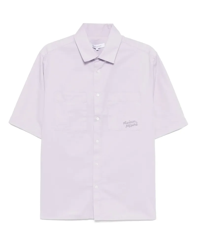 Kitsuné Hemd mit lockerem Schnitt - Violett Violett