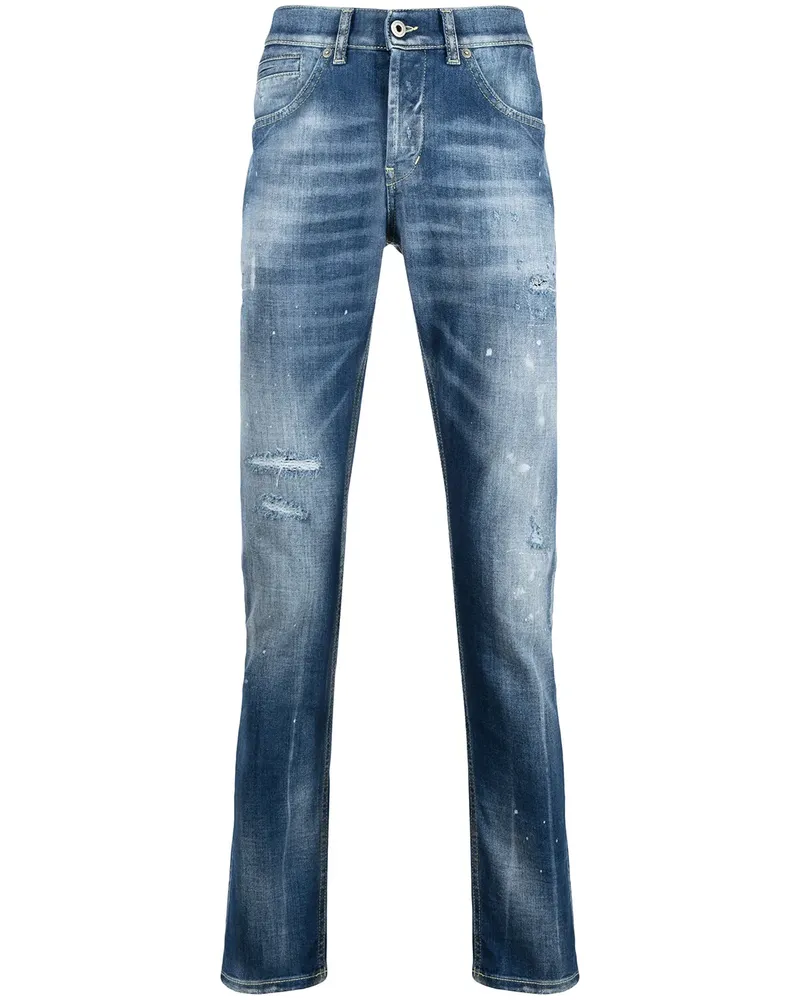 Dondup Jeans im Distressed-Look - Blau Blau