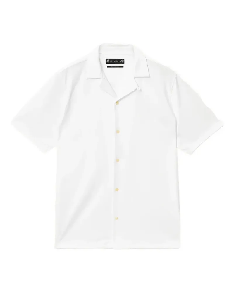 AllSaints Hudson short-sleeve shirt - Weiß Weiß