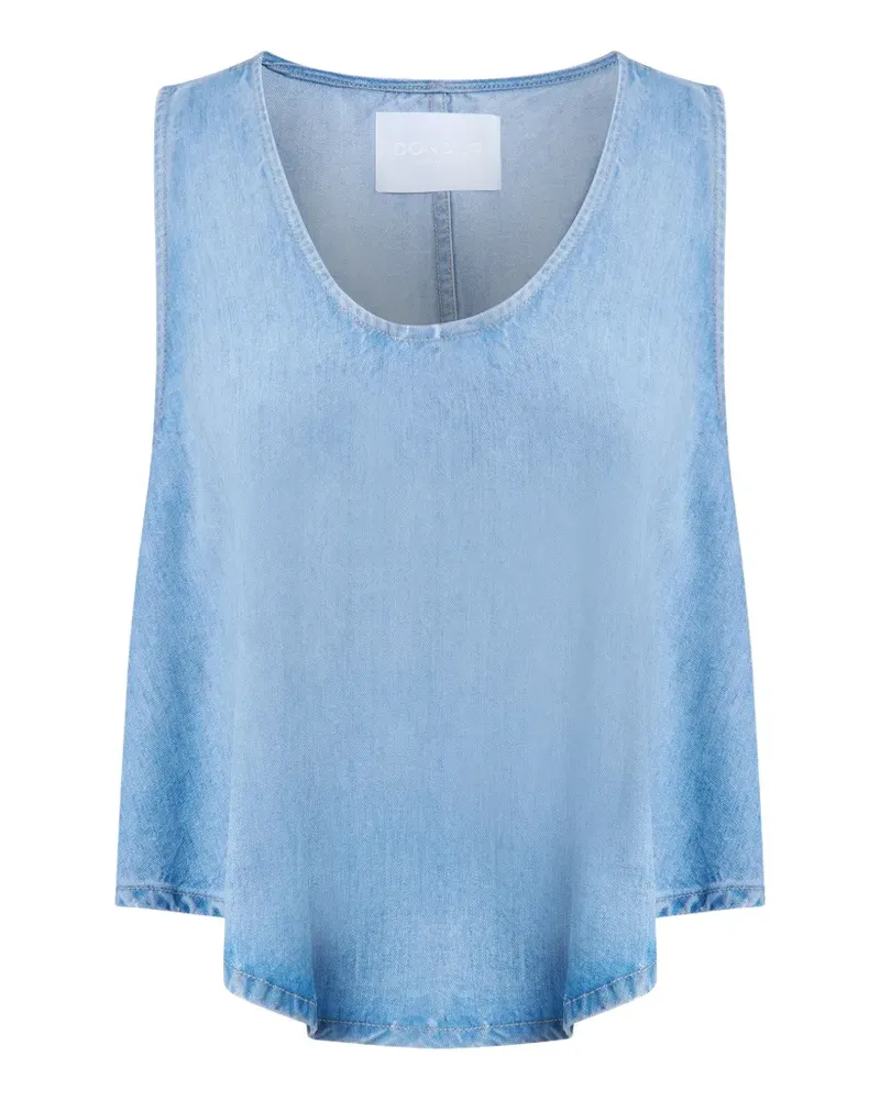 Dondup Tanktop mit U-Ausschnitt - Blau Blau