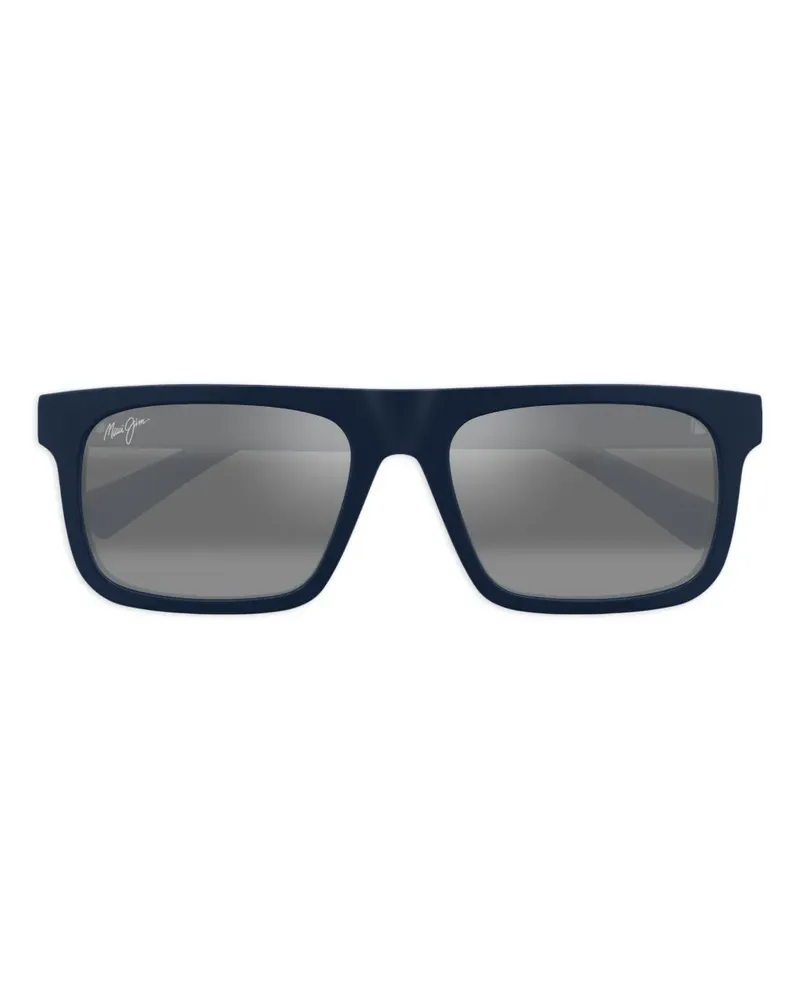Maui Jim Sonnenbrille mit eckigem Gestell - Schwarz Schwarz