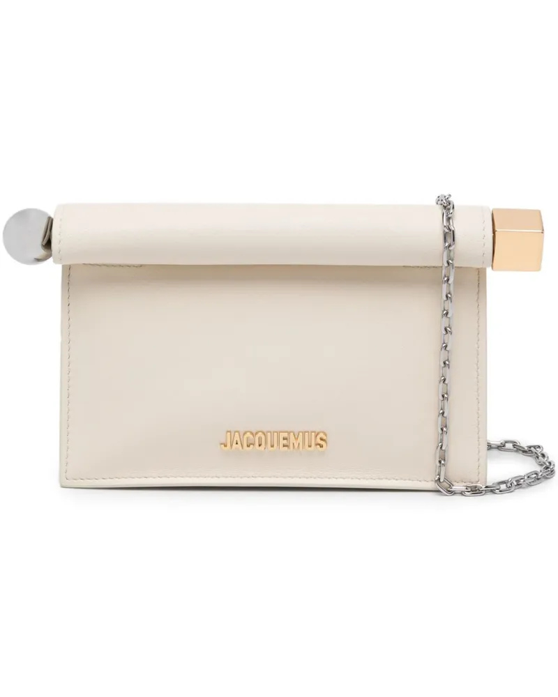 Jacquemus La Petite Pochette Rond Carré Umhängetasche - Nude Nude
