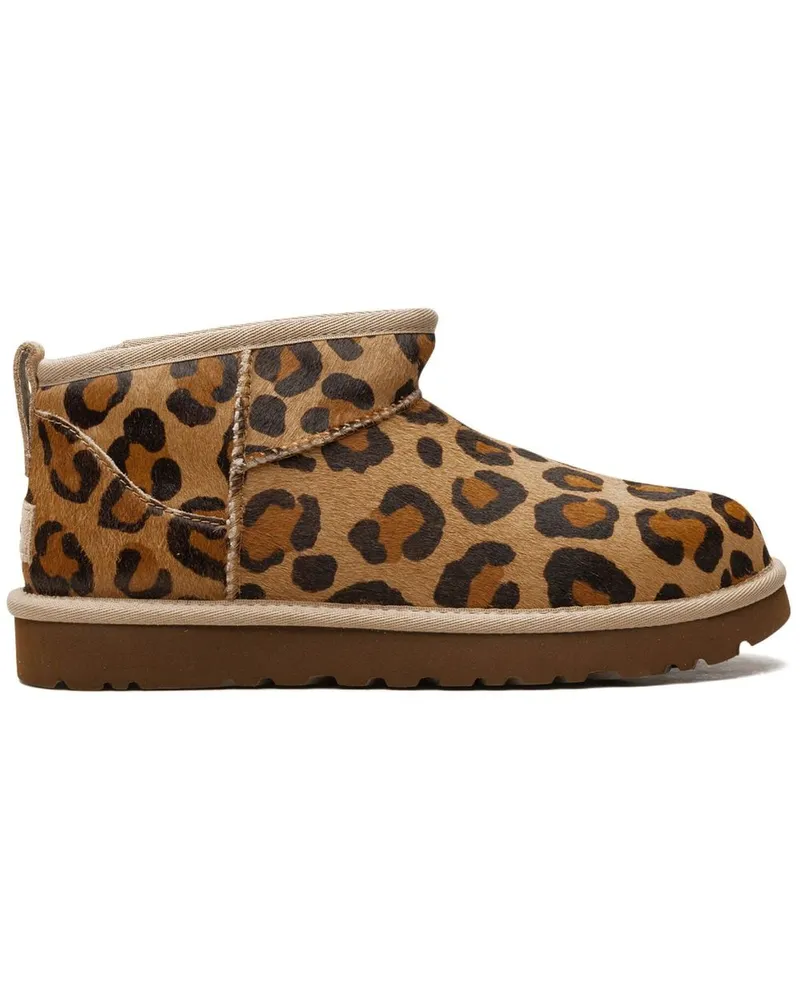 UGG Stiefeletten mit Leoparden-Print - Braun Braun
