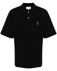 Kitsuné Chillax Fox Poloshirt Schwarz