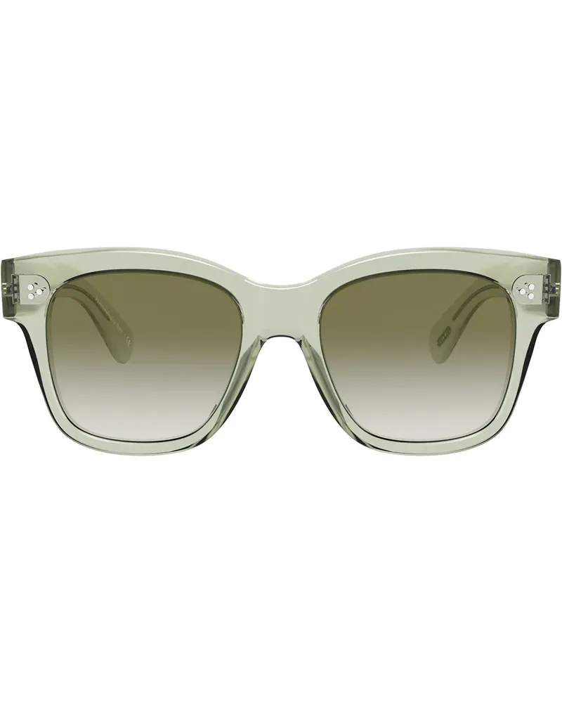 Oliver Peoples Eckige Melery Sonnenbrille - Grün Grün