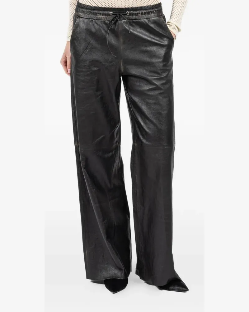 Giorgio Brato drawstring-waist trousers - Schwarz Schwarz