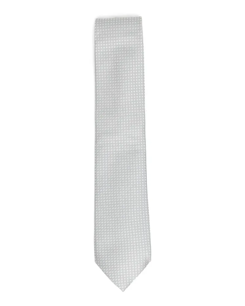 Tom Ford grey patterned tie - Grau Grau