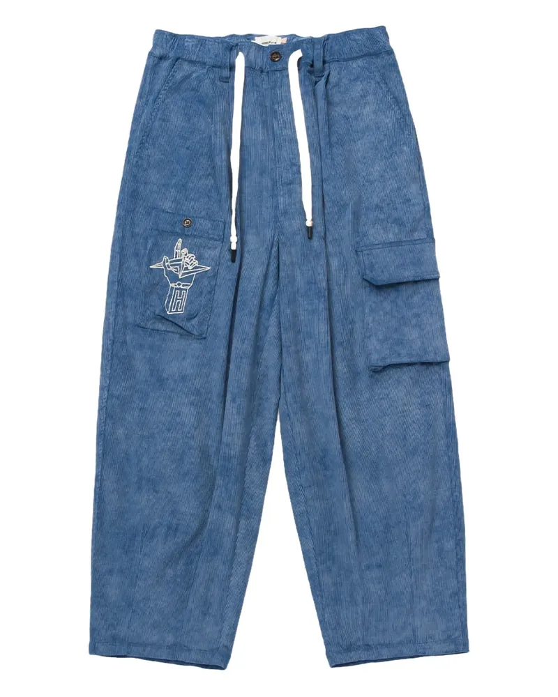 Honor The Gift Hose aus Cord - Blau Blau
