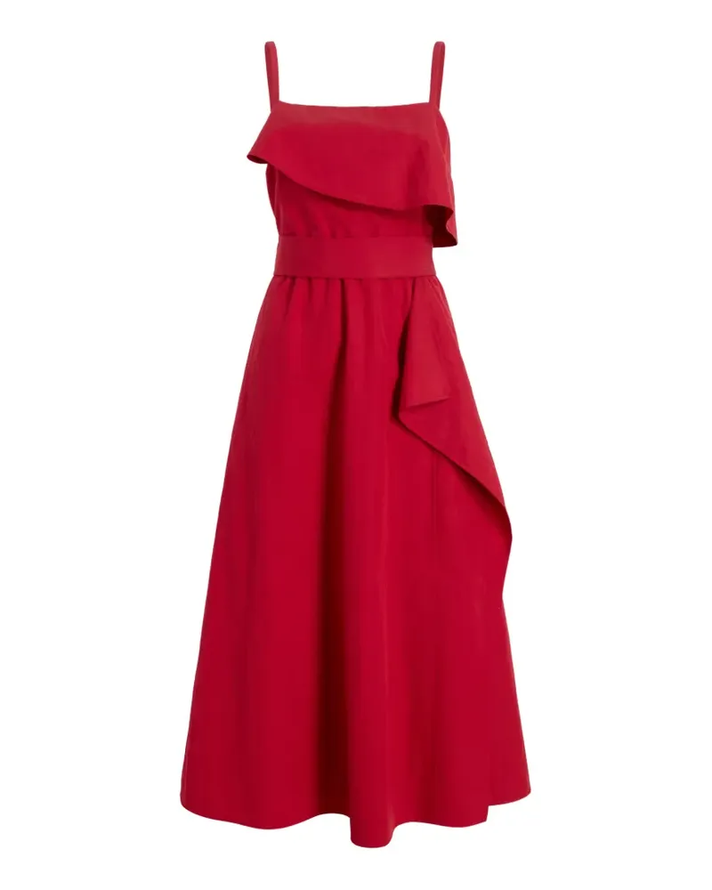 Proenza Schouler Reign dress in washed cotton - Rot Rot
