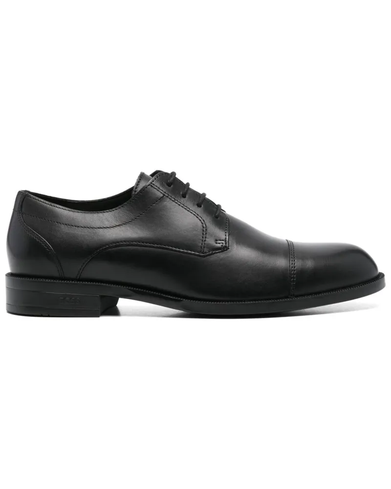 HUGO BOSS Derby-Schuhe aus Leder - Schwarz Schwarz