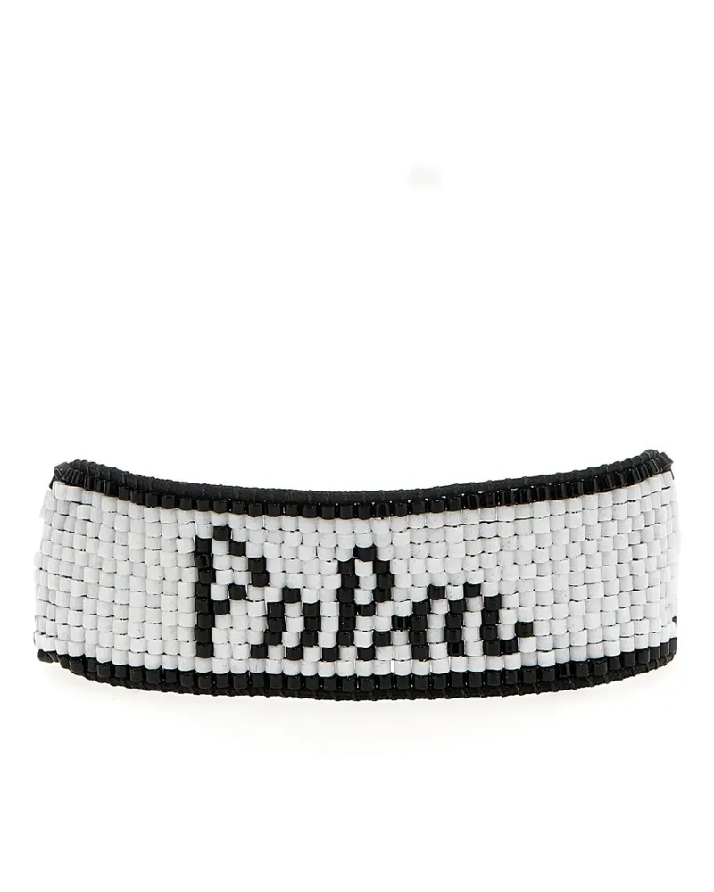 Palm Angels Armband mit Palmenperlen - Weiß Weiß