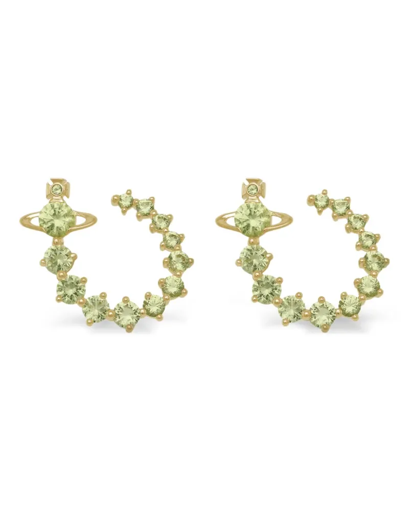 Vivienne Westwood Lydia orb stone earrings - Gold Gold