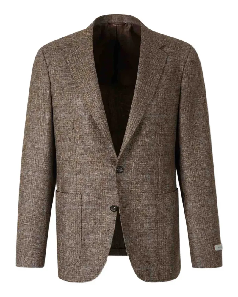 Canali Kariertes Sakko - Braun Braun