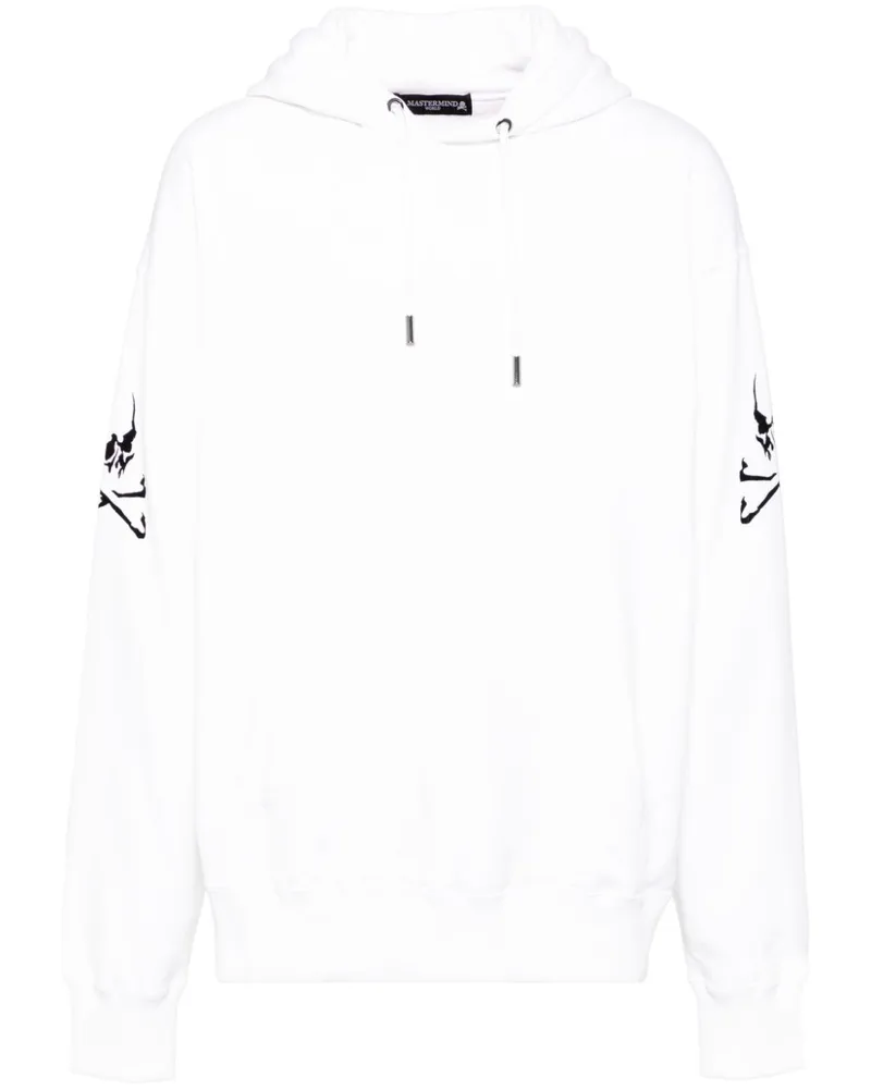 Mastermind World Hoodie mit Logo-Stickerei - Weiß Weiß