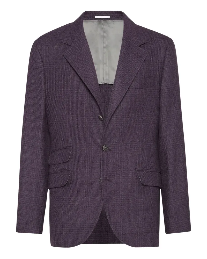 Brunello Cucinelli Einreihiges Sakko - Violett Violett