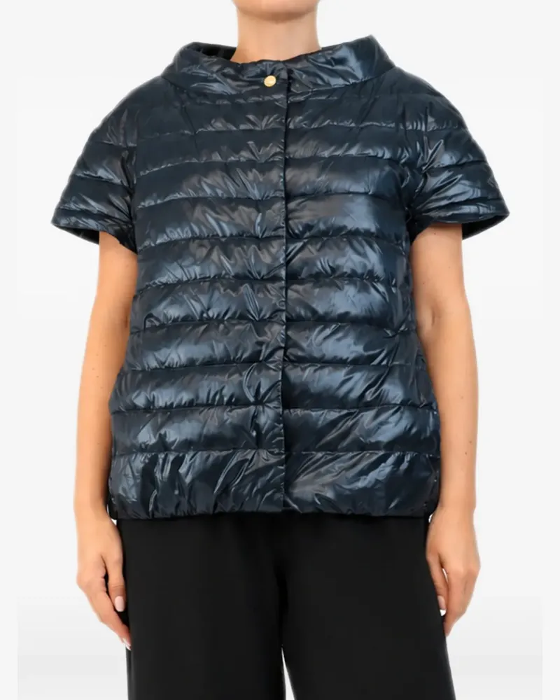 Herno Kurzärmelige Steppjacke - Blau Blau