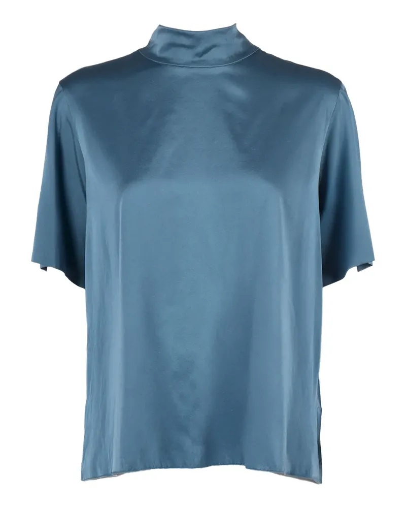 forte_forte Kurzärmelige Bluse - Blau Blau