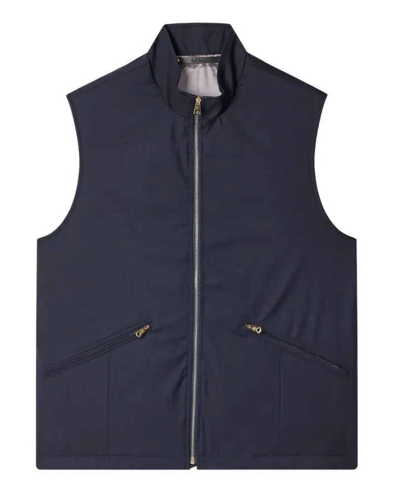 Paul Smith Storm System zipped gilet - Blau Blau