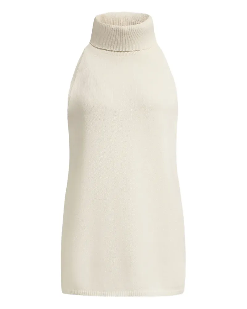 12 STOREEZ Oberteil mit Rollkragen - Nude Nude