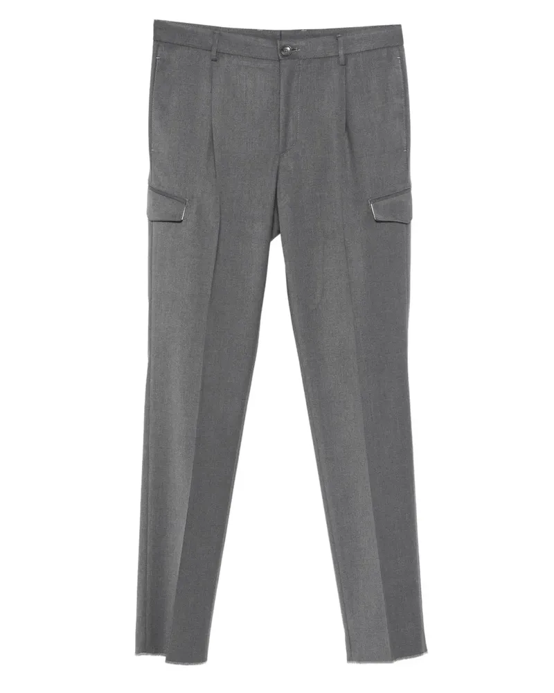 Tagliatore Hose mit Klappentasche - Grau Grau