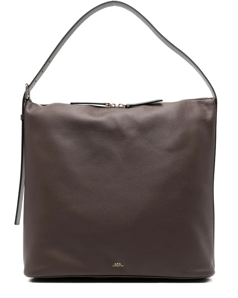 A.P.C. Vera Tote Bag - Braun Braun