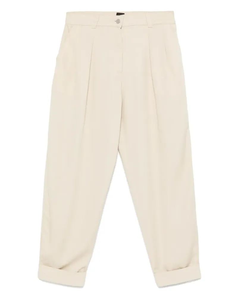 HUGO BOSS Klassische Twill-Hose - Nude Nude