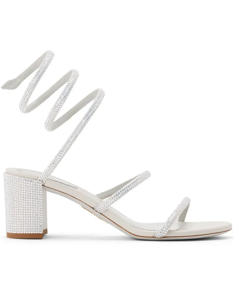 René Caovilla Sandalen 60mm - Weiß Weiß