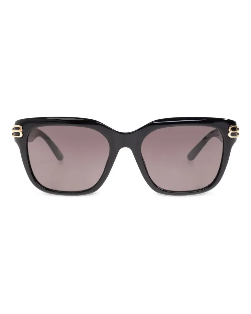 Balenciaga Casino Square AF Sonnenbrille - Schwarz Schwarz