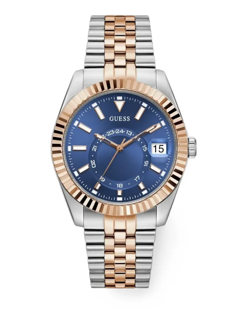 Guess Jaden 2-Tone Multi-Funktions-Datumsuhr - Blau Blau