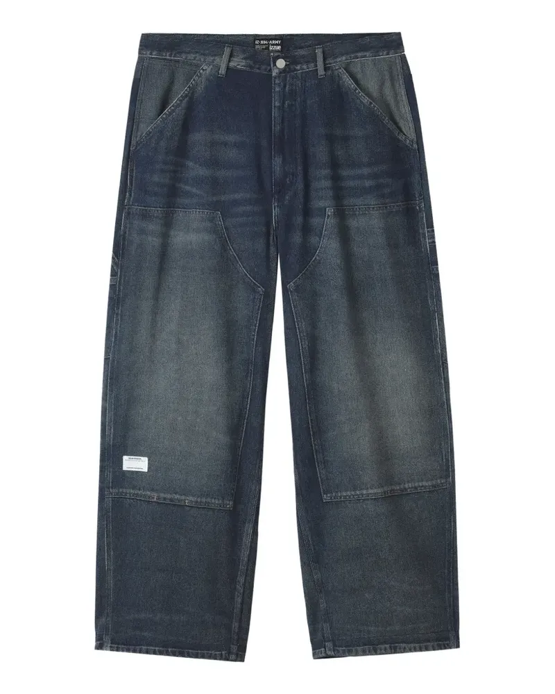 Izzue Weite Jeans - Blau Blau