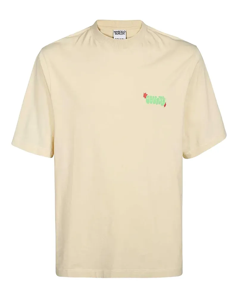 Marcelo Burlon | County of Milan Solstice T-Shirt mit Sonnen-Print - Nude Nude