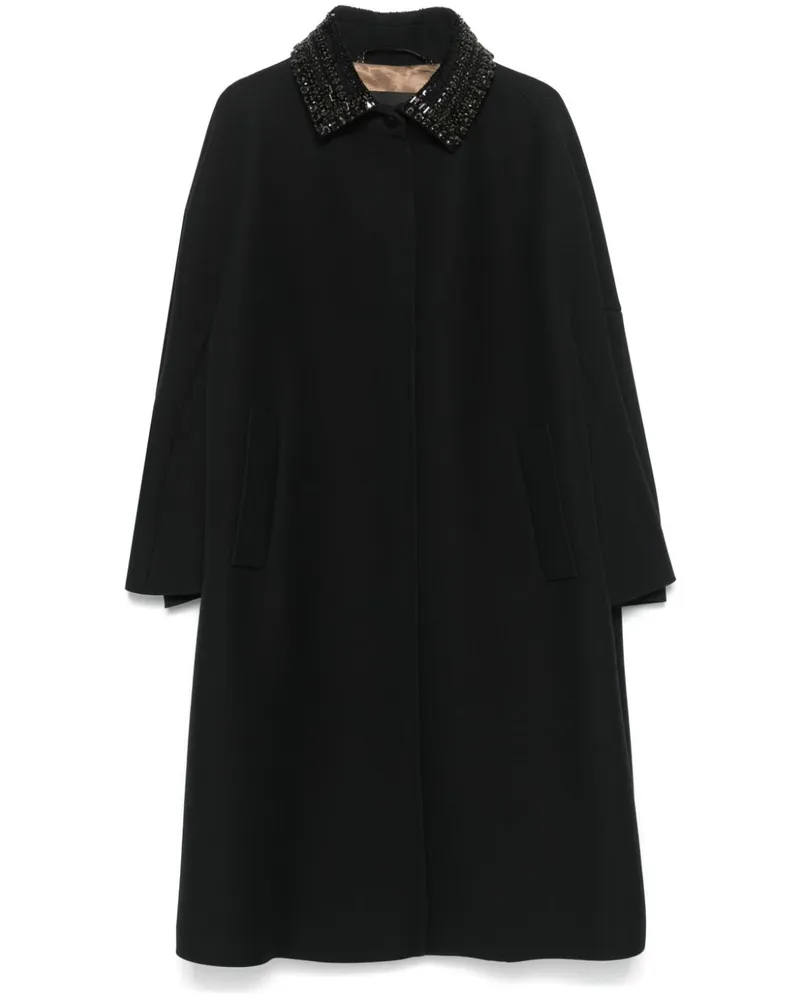 Max Mara Faraday Mantel - Schwarz Schwarz