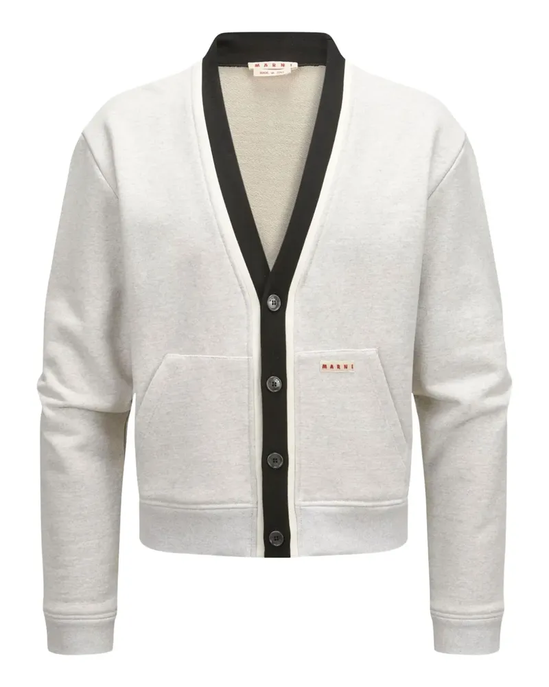 Marni button-front V-neck cardigan - Grau Grau