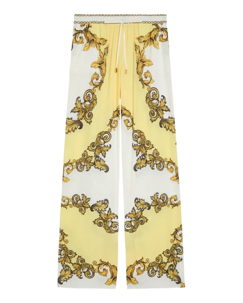 Alice + Olivia Ojai Palazzohose mit Barock-Print - Gelb Gelb