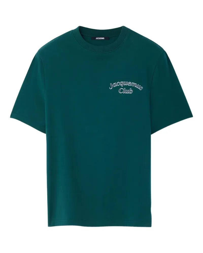 Jacquemus The Club T-Shirt mit Stickerei - Grün Grün