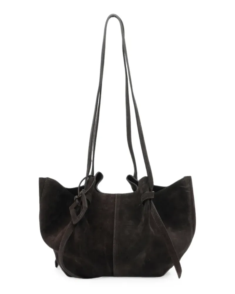 D.A.T.E. Schultertasche mit Knotendetail - Braun Braun