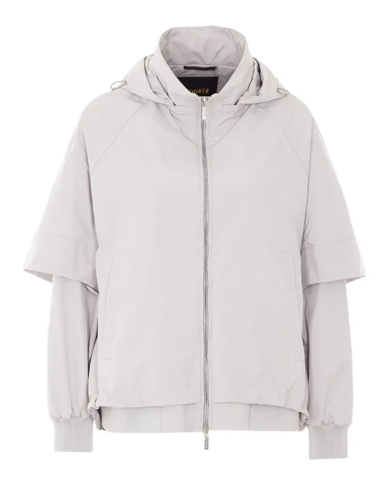 MOORER Talitha-Stp Jacke mit abnehmbarer Kapuze - Nude Nude