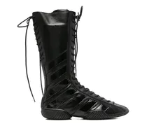 Sneakers mit Schnürung - Schwarz