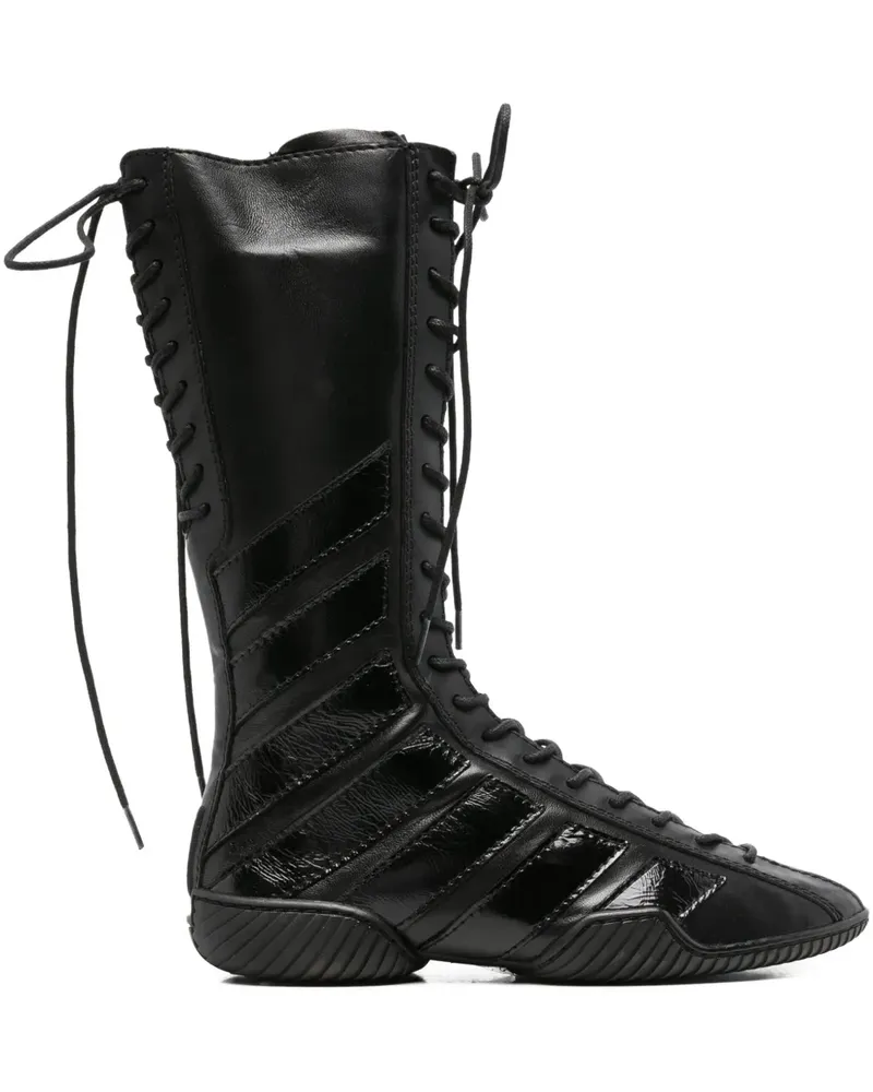 Miista Sneakers mit Schnürung - Schwarz Schwarz