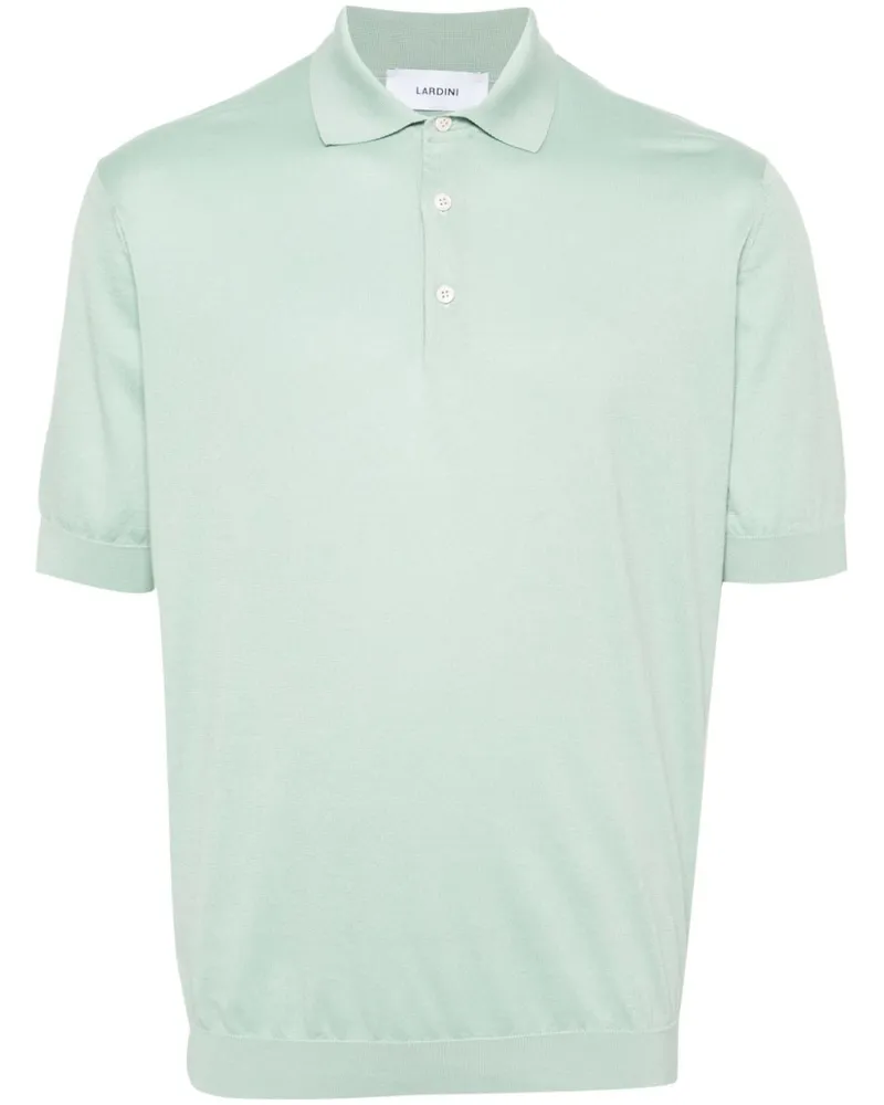 LARDINI Poloshirt mit Logo-Stickerei Blau