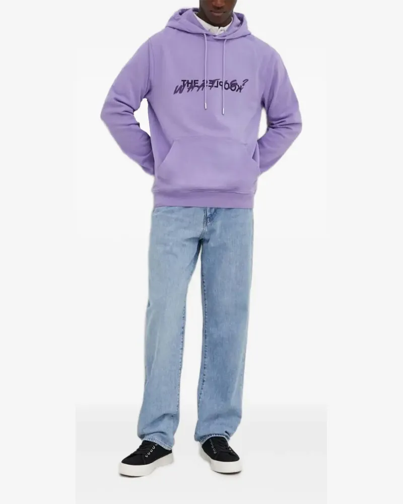 The Kooples Hoodie mit Logo-Print - Violett Violett