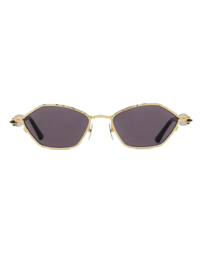 KUBORAUM Sonnenbrille mit geometrischem Gestell - Gold Gold